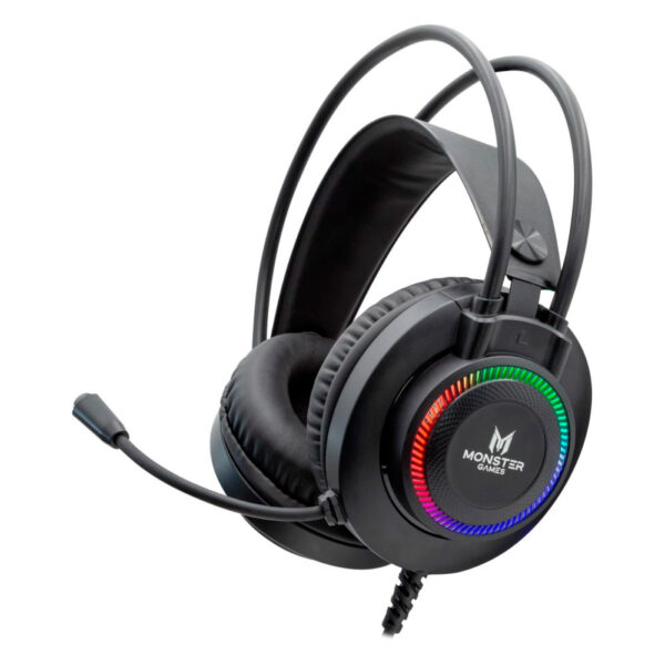 Audifonos Gamer Monster Games Throb RGB 3.5mm USB