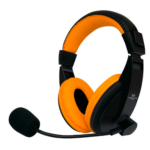 Audifonos Gamer Monster Games Loud Orange 3.5mm