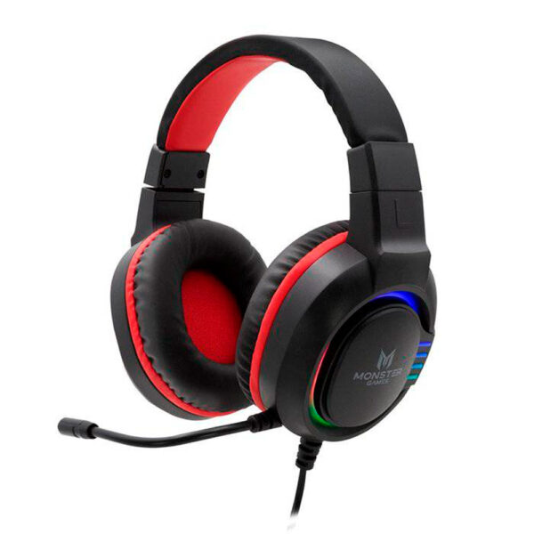 Audifonos Gamer Monster Games Fire Sonido 7.1 USB