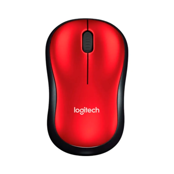 Mouse Logitech M185 Rojo Inalambrico
