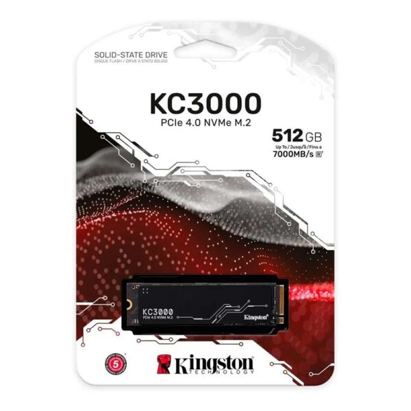 Disco Duro SSD M.2 Kingston PCI 4.0 KC3000 512G