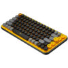 Teclado Logitech Pop Keys Amarillo Mecánico Inalambrico
