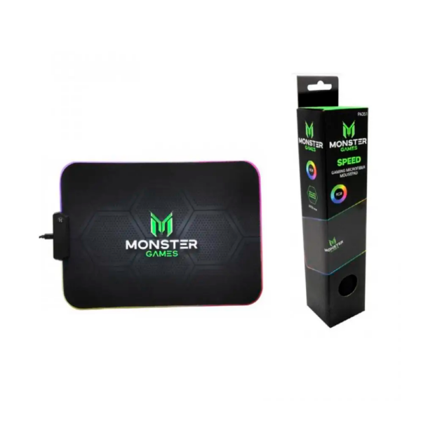 Mousepad Gamer Monster Games RGB 35x25cm