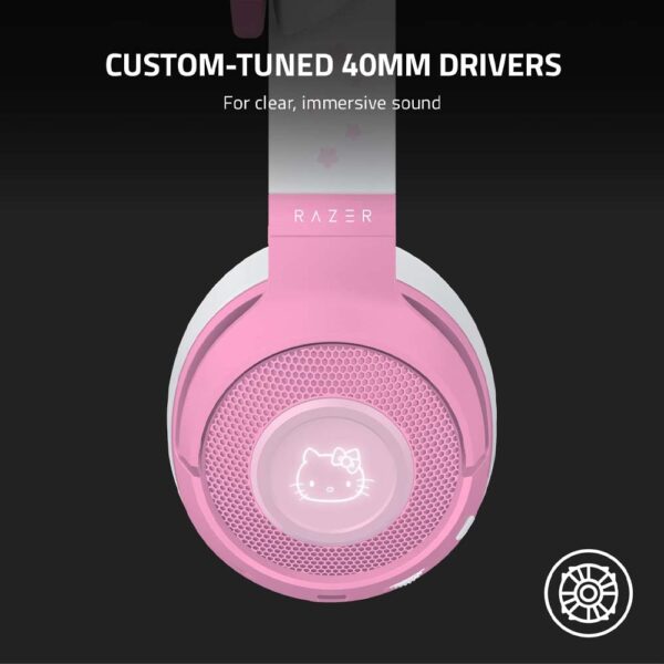 Audifono Gamer Razer Kraken Bluetooth Hello Kitty Wireless