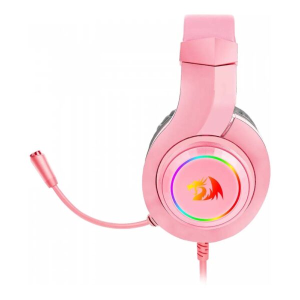 Audifonos Redragon Hylas Pink H260 RGB Jack 3,5mm