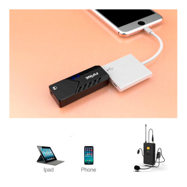 Microfono USB Inalambrico de Solapa UH Fifine K031B