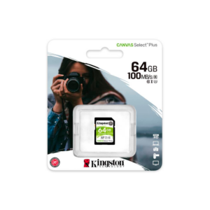 Tarjeta de Memoria SD Kingston Canvas Select 64GB 100MB/s