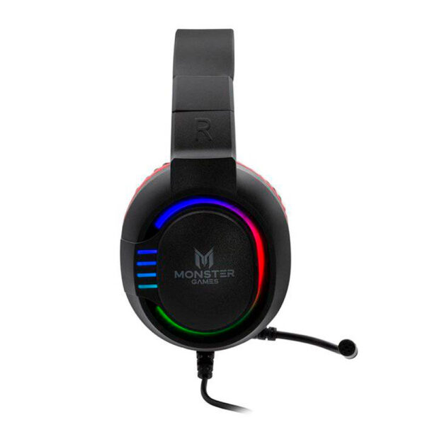 Audifonos Gamer Monster Games Fire Sonido 7.1 USB