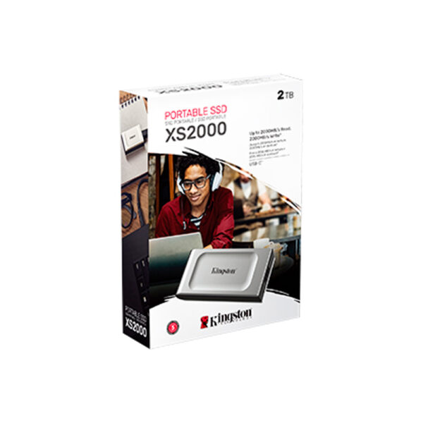 Disco SSD Externo Kingston XS2000 2TB Portable USB 3.2