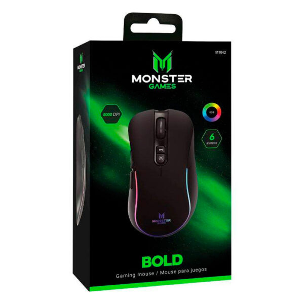 Mouse Gamer Monster Games Bold 8000dpi