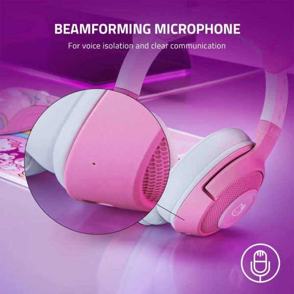 Audifono Gamer Razer Kraken Bluetooth Hello Kitty Wireless