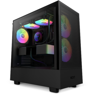 Gabinete NZXT H5 Flow RGB ATX Negro