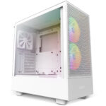 Gabinete NZXT H5 Flow RGB ATX Blanco