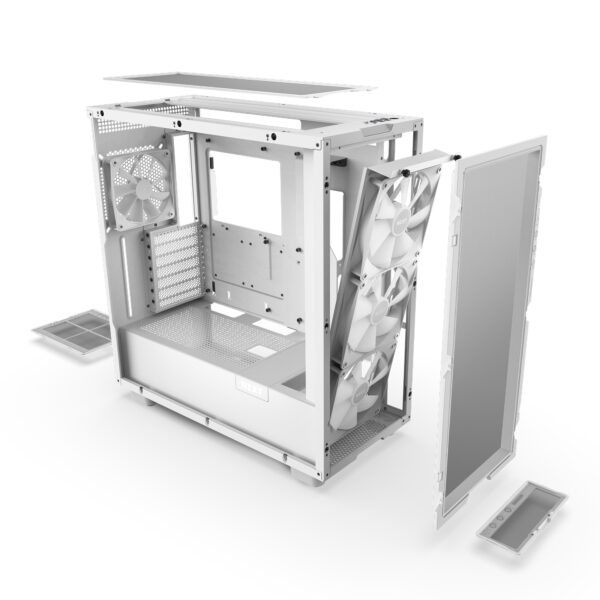 Gabinete NZXT H Series H7 Flow RGB 2023 Blanco ATX