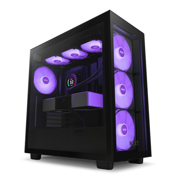 Gabinete NZXT H Series H7 Elite 2023 Black ATX Mid Tower