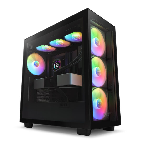 Gabinete NZXT H Series H7 Elite 2023 Black ATX Mid Tower