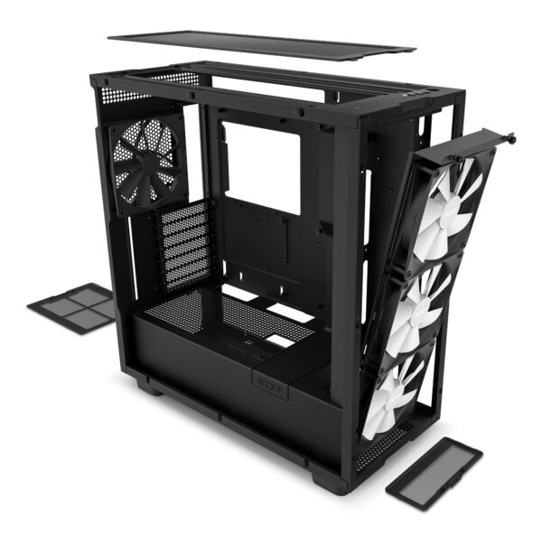 Gabinete NZXT H Series H7 Elite 2023 Black ATX Mid Tower