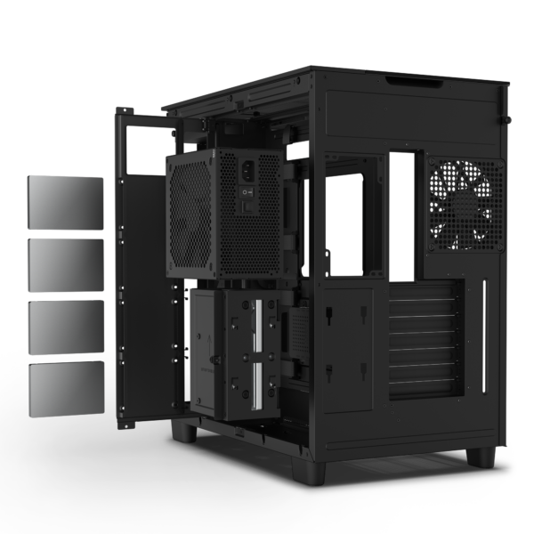 Gabinete NZXT H9 Elite ATX Mid T Negro