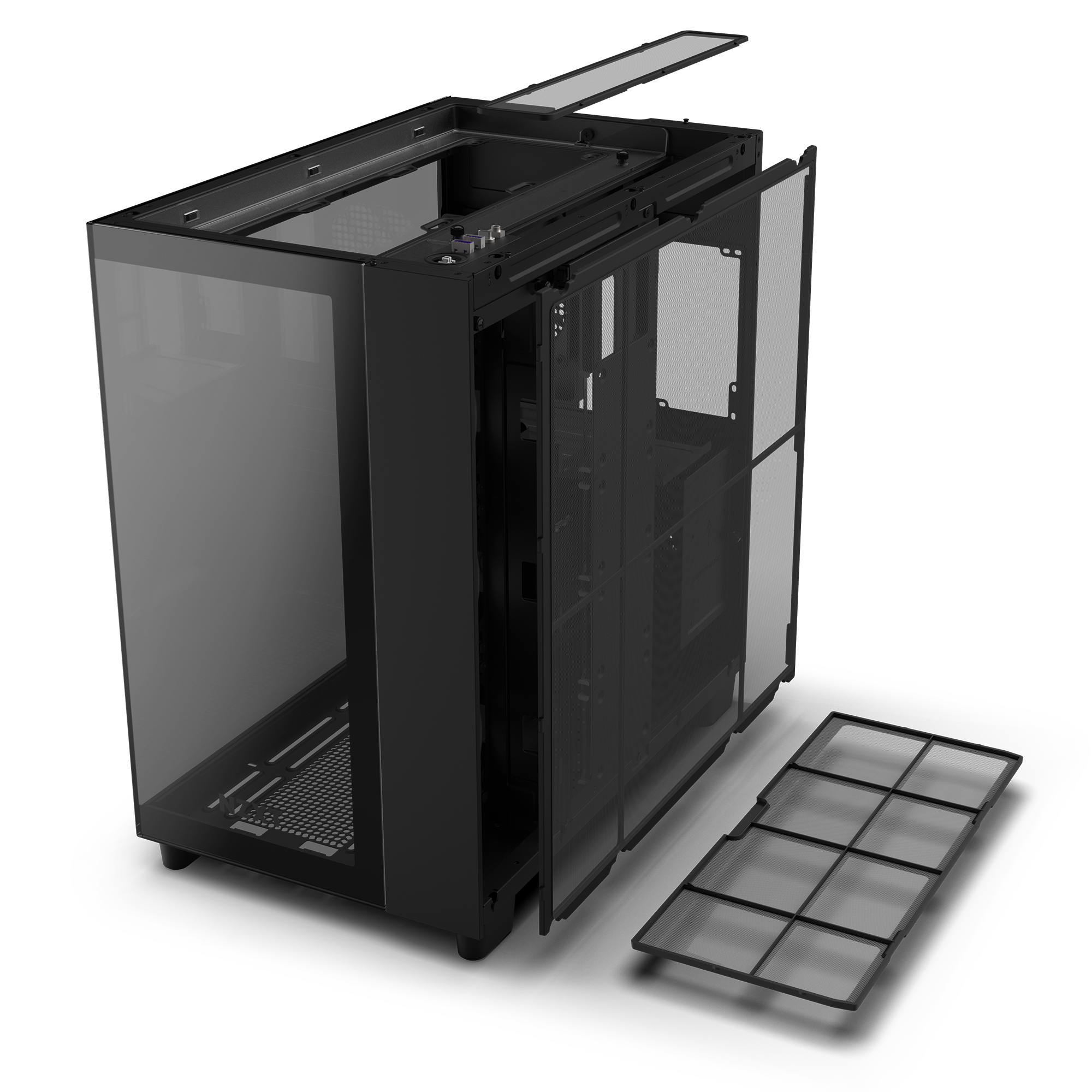 Gabinete NZXT H9 Elite ATX Mid T Negro