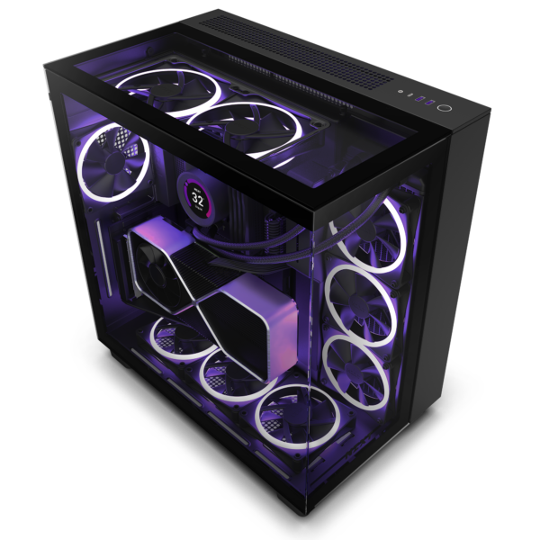 Gabinete NZXT H9 Elite ATX Mid T Negro