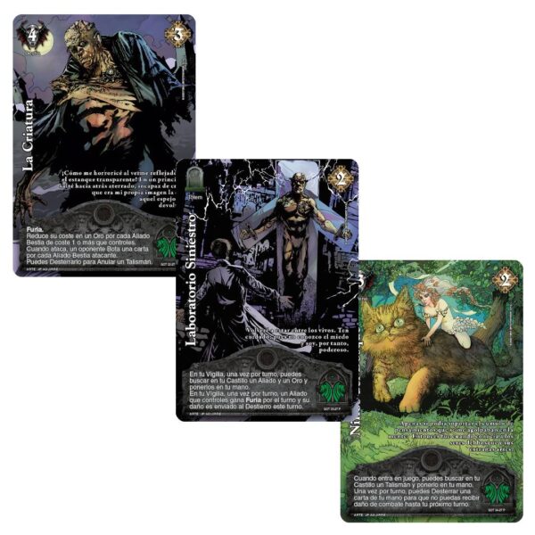 Display Despertar Gótico + set de 9 cartas Frankenstein