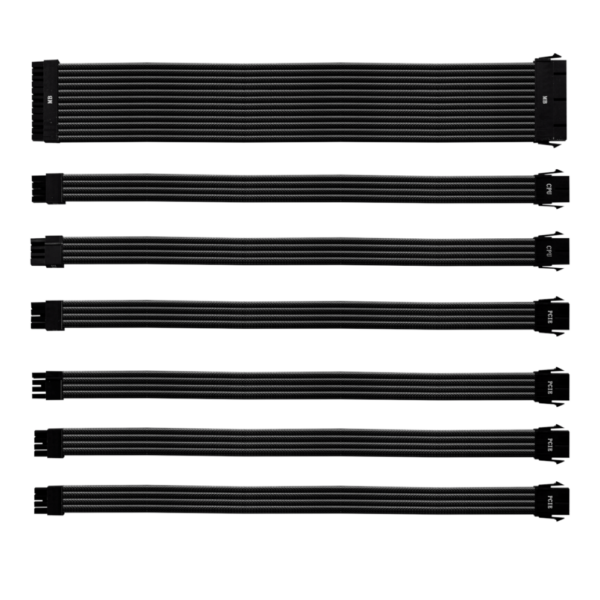 Kit Cables Extension para PSU Cooler Master Negro