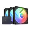 Pack 3 Fans NZXT F120RGB Core Negro Controlador incluido