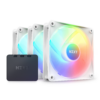 Pack 3 Fans NZXT F120RGB Core Blanco Controlador incluido