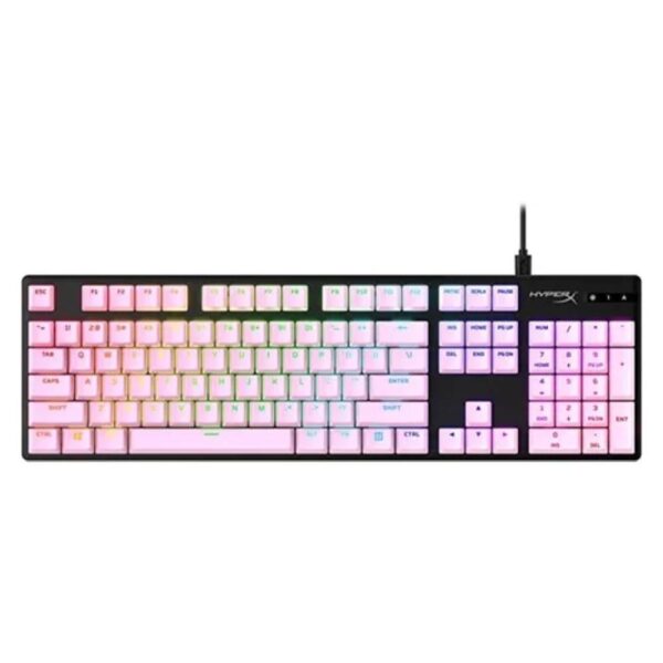 Teclas HyperX Pudding Keycaps rosa RGB ESP