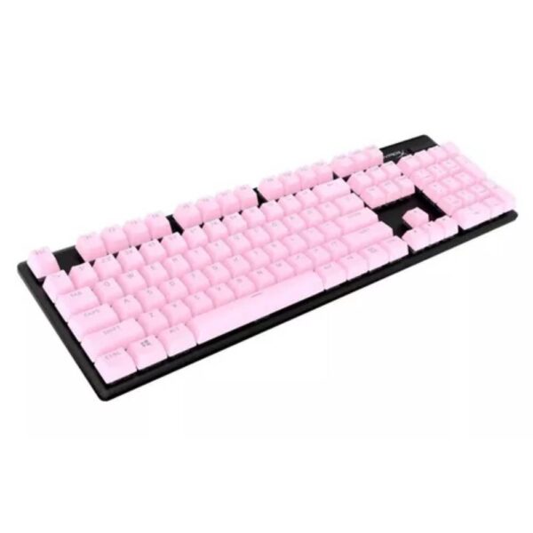 Teclas HyperX PBT duraderas para teclados mecánicos Rosadas