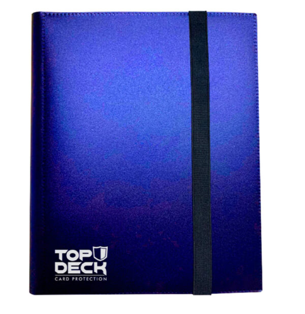 Carpeta Topdeck 9 Bolsillos Azul