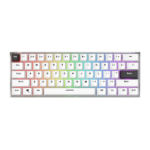 Teclado Gamer Fantech MAXFIT 61 MK857 White Wireless SW Red