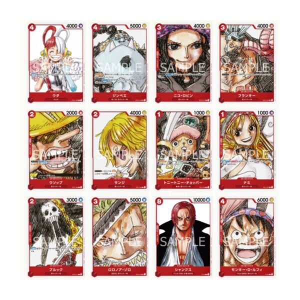 Colección Premium Card One Piece Film Red Edition Inglés