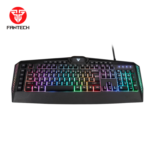 Teclado Gamer Fantech K513 Booster Black Membrana USB RGB