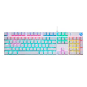 Teclado Mecanico Gamer HP Silver RGB GK400F USB