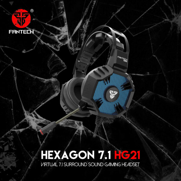 Audifonos Gamer Fantech Hexagon HG21 7.1 USB