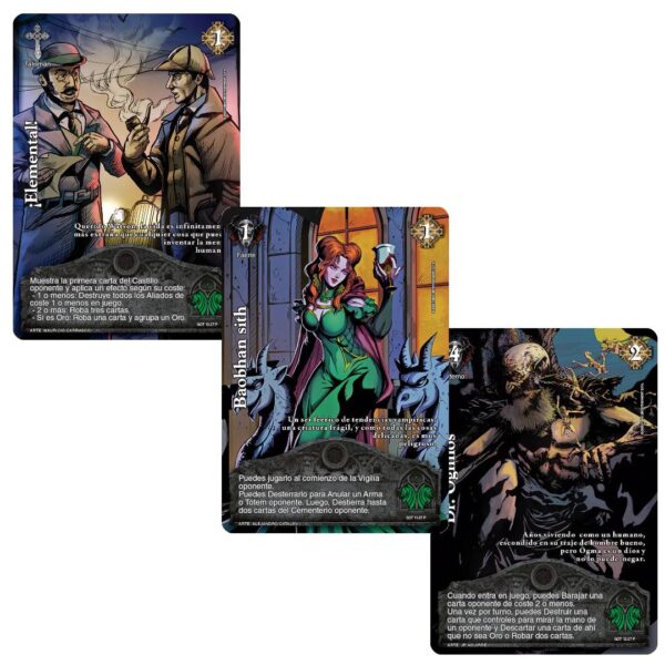 Display Despertar Gótico + set de 9 cartas Watson & Holmes