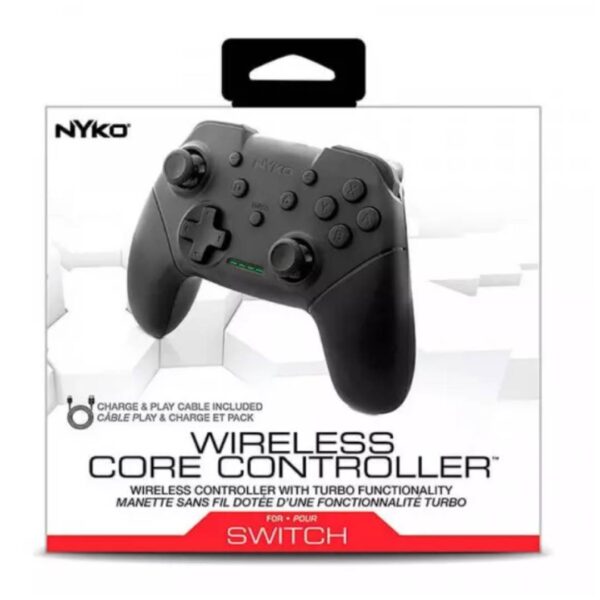 Control inalambrico Nintendo Switch Nyko-Negro