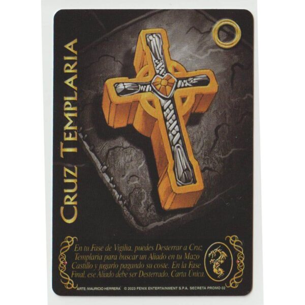 Carta Promo Secreta Cruz Templaria Myl