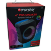 Parlante Monster TWS Speaker 4" RGB 839BL