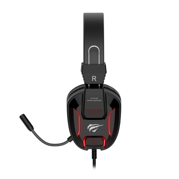 Audifonos Gamer Gamenote H2168D Led Rojo 2x 3.5mm USB