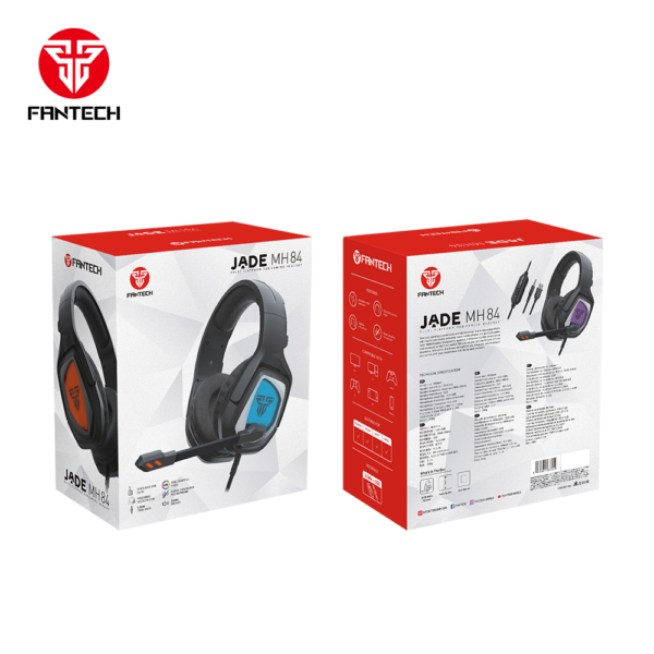 Audifonos Gamer Fantech Jade MH84 Jack 3.5mm USB