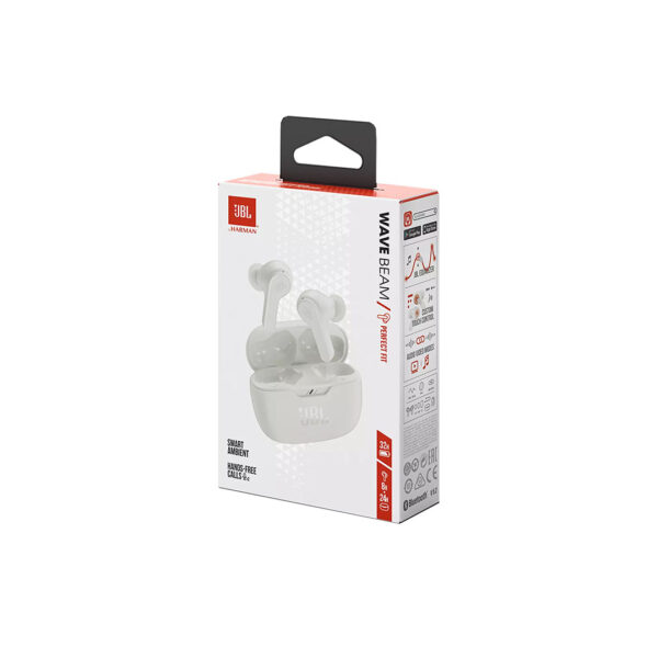 Audifonos In-Ear JBL Vibe Beam True Wireless Blancos
