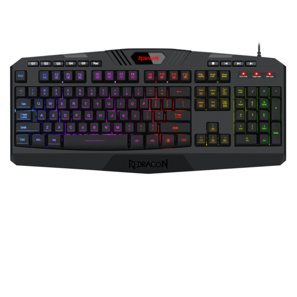 Teclado Gamer Redragon Harpe USB RGB Membrana Español