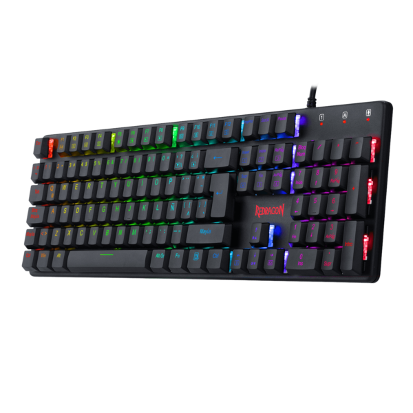 Teclado Gamer Redragon Shrapnel Mecanico RGB Español