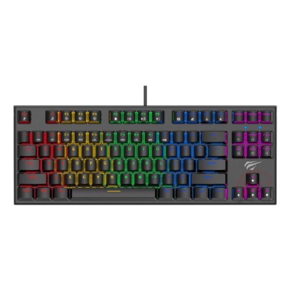 Teclado Mecanico Rgb Usb Gamenote Havit Kb857l Outemu Blue