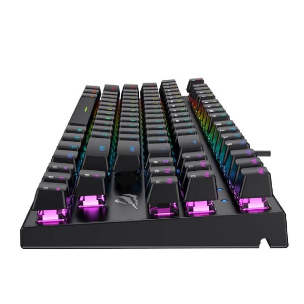 Teclado Mecanico Rgb Usb Gamenote Havit Kb857l Outemu Blue