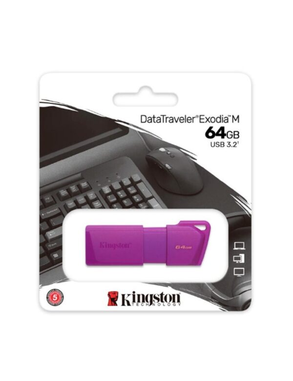 Pendrive Kingston DataTraveler Exodia M de 64GB USB 3.2