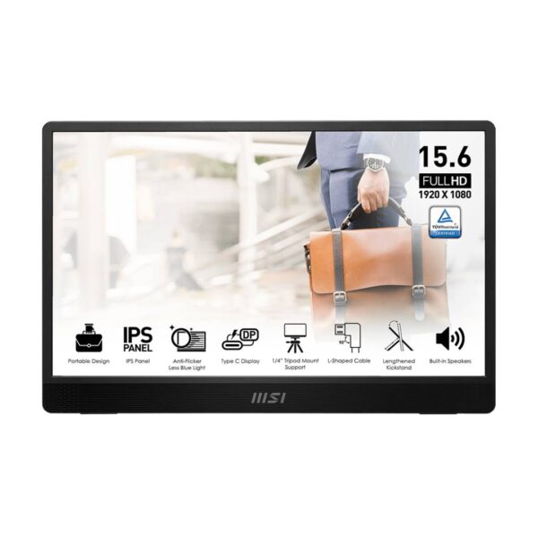 MSI Monitor Portatil Pro MP161 E2 15.6in USB-C/Mini HDMI