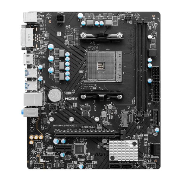 Placa Madre MSI B450M-A PRO MAX II Socket AM4